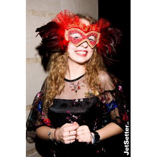 Ексклюзивна жіноча карнавальна маска ручної роботи  "ALEGRA"