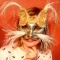 Ексклюзивна карнавальна венеціанська маска кішка "GATTA ANTICA"