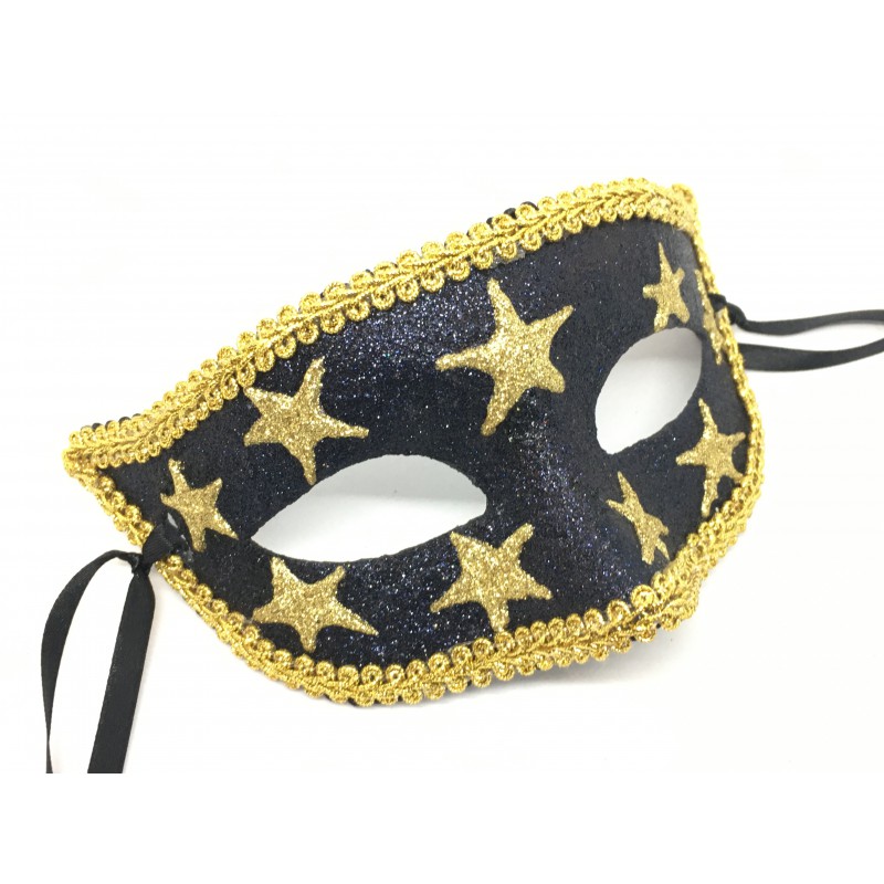 Карнавальная маска ручной работы "Звездное небо"