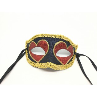 Карнавальная маска ручной работы "I love you"