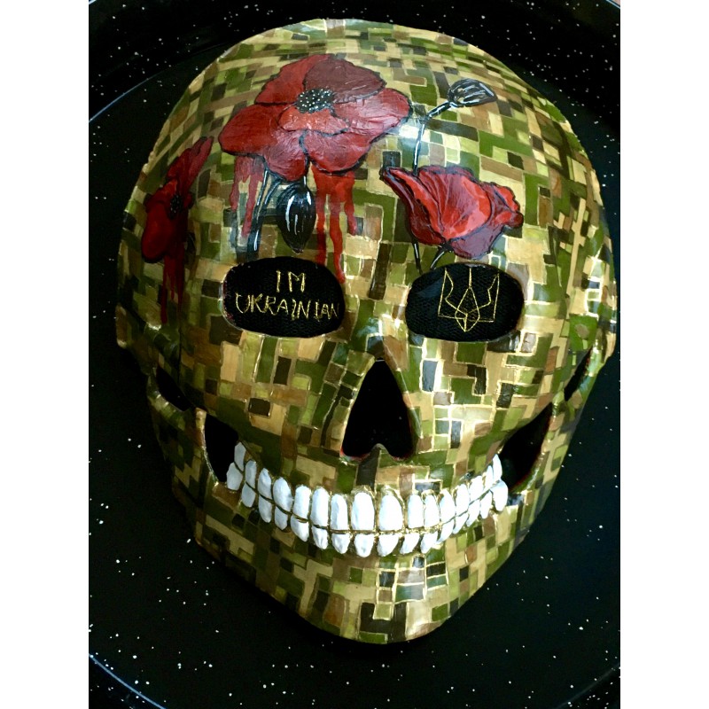 Декоративна мілітарі маска  ручної роботи  “Price of freedom” 