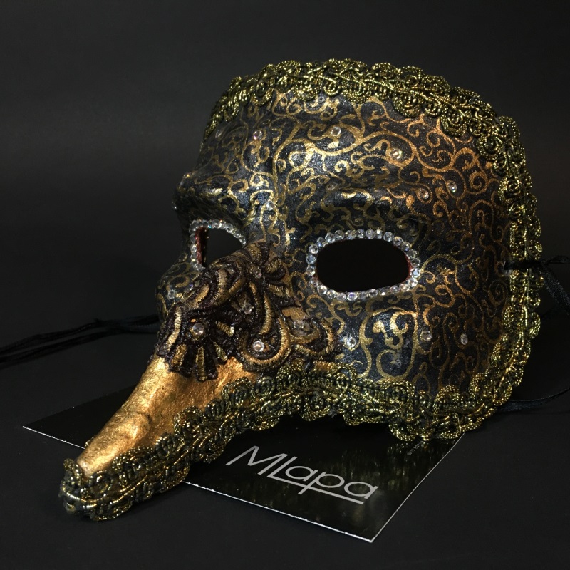 Эксклюзивная карнавальная венецианская маска "Капитан" коллекции "NOTTE"
