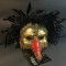 Эксклюзивная карнавальная венецианская маска Капитан "GOLDEN GALLO"