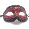 Карнавальна маска "Чорний на червоному"