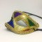 Карнавальная маска "Арлекин с золотыми глазами"